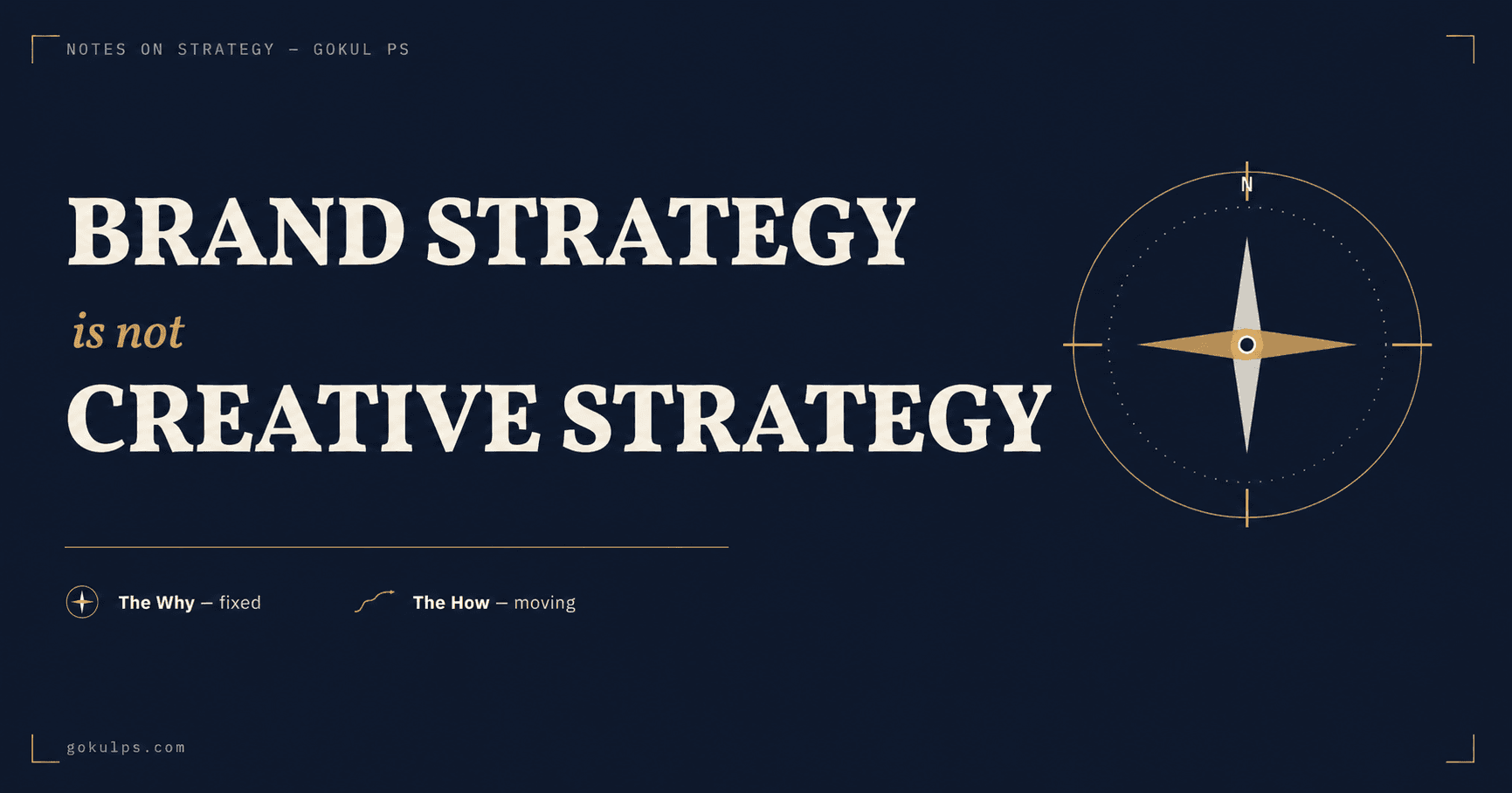 Brand Strategy vs. Creative Strategy: What's the Actual Difference?
